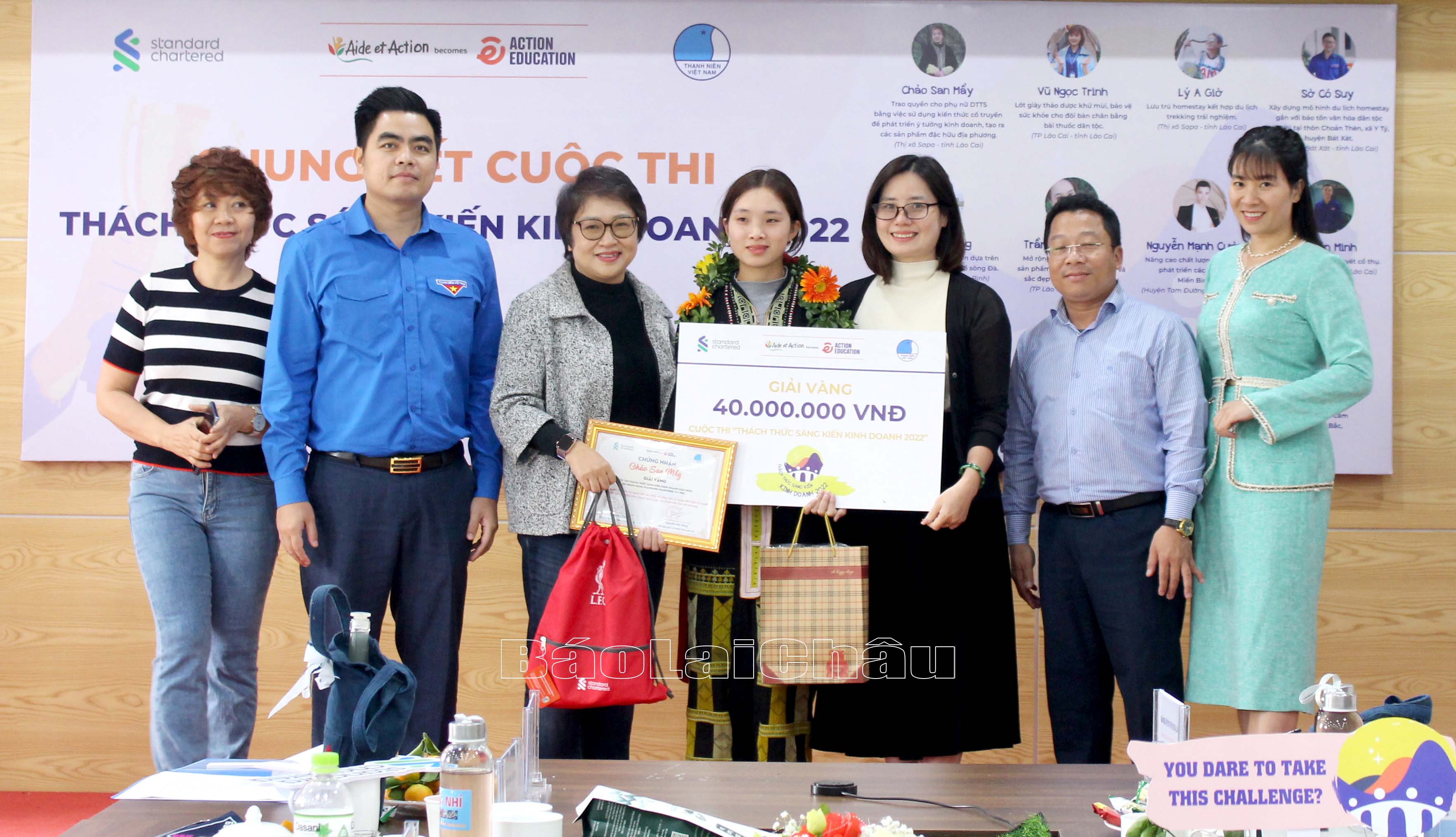 Ban tổ chức trao giải Vàng cho dự án của tác giả Chảo San Mẩy.